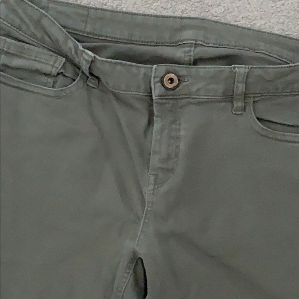 Zara green jeans